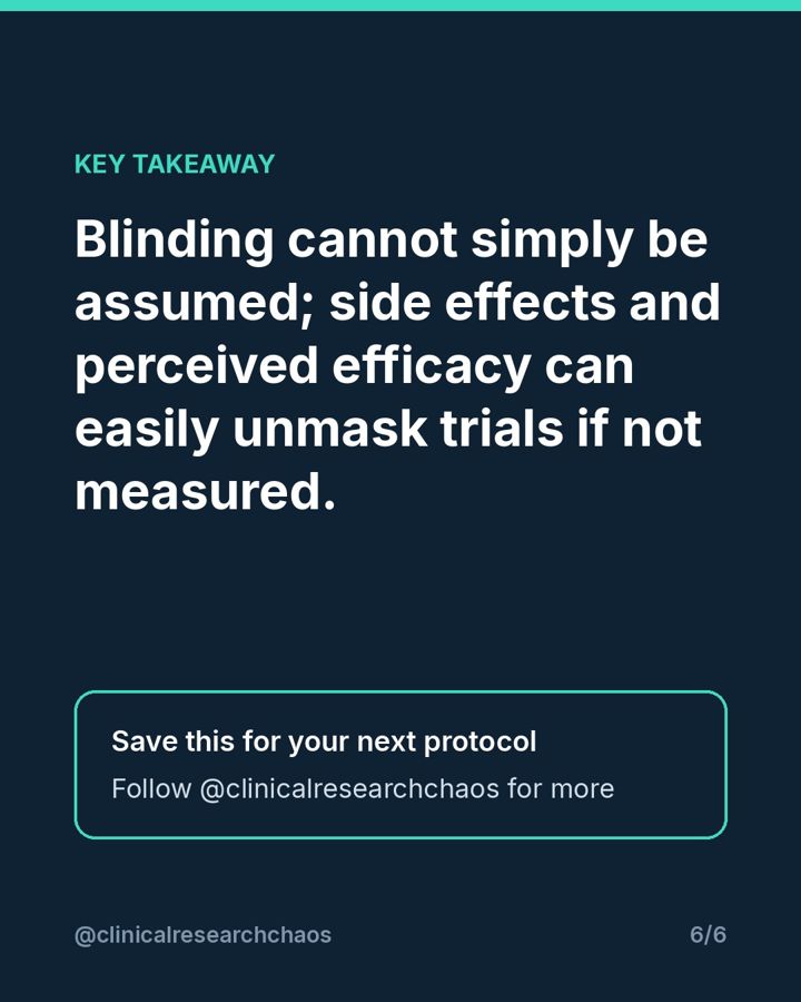 Did Blinding Actually Work in Your Trial? – slide 6 of 6